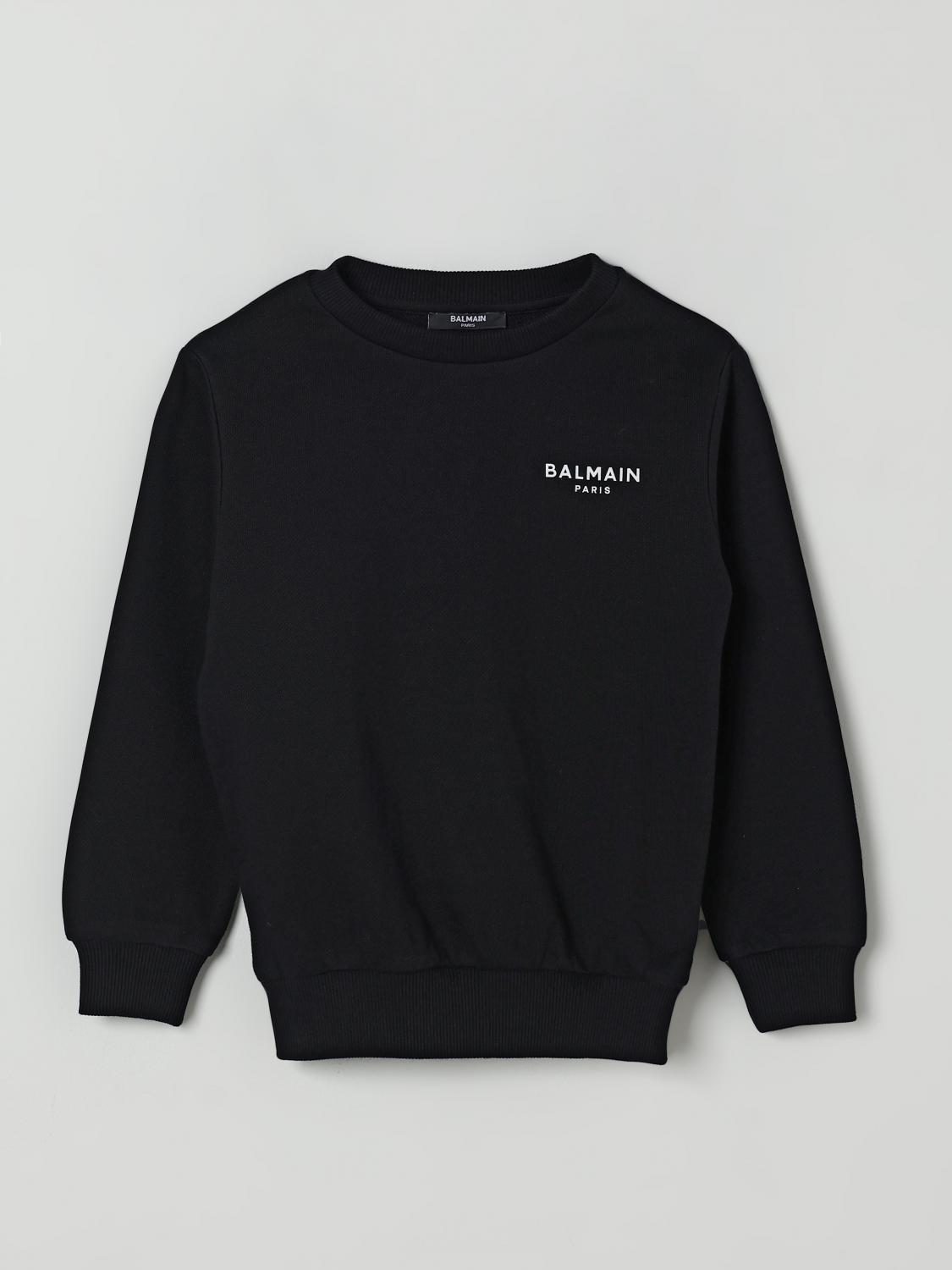 BALMAIN PULLOVER: Pullover kinder Balmain, Schwarz - Img 1