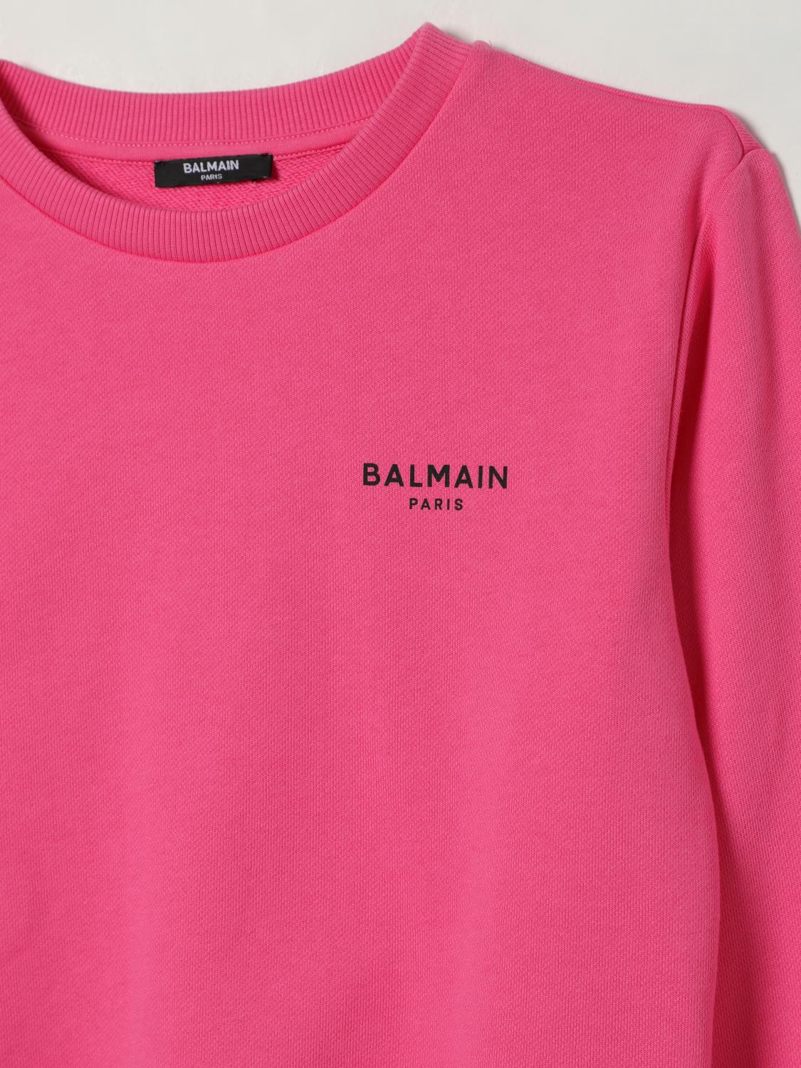 BALMAIN PULLOVER: Pullover kinder Balmain, Fuchsia - Img 3