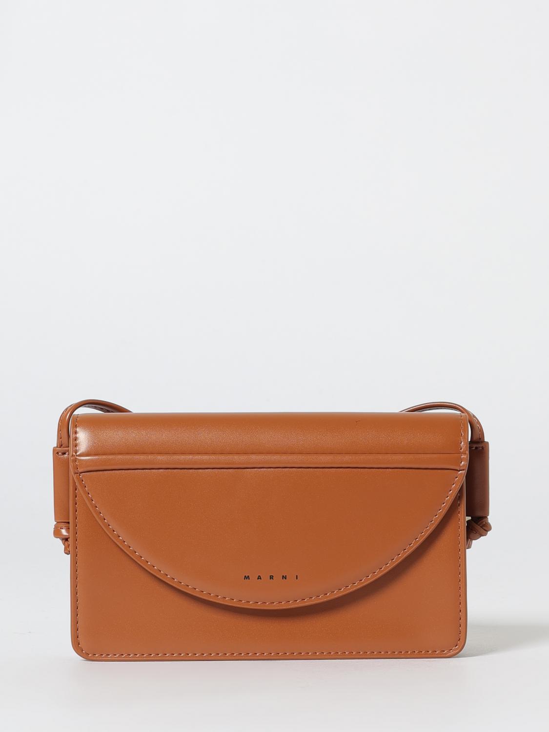 MARNI TASCHE: Umhängetasche aus Kunstleder Marni, Beige - Img 1