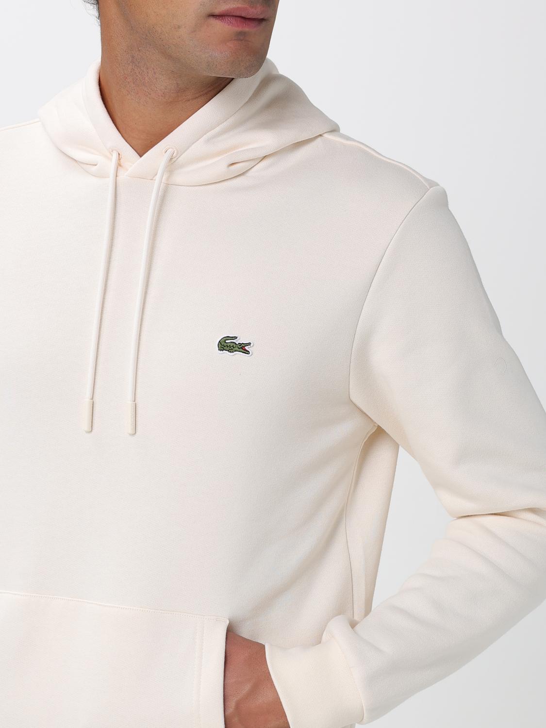 LACOSTE SWEATSHIRT: Sweatshirt men Lacoste, Yellow Cream - Img 3