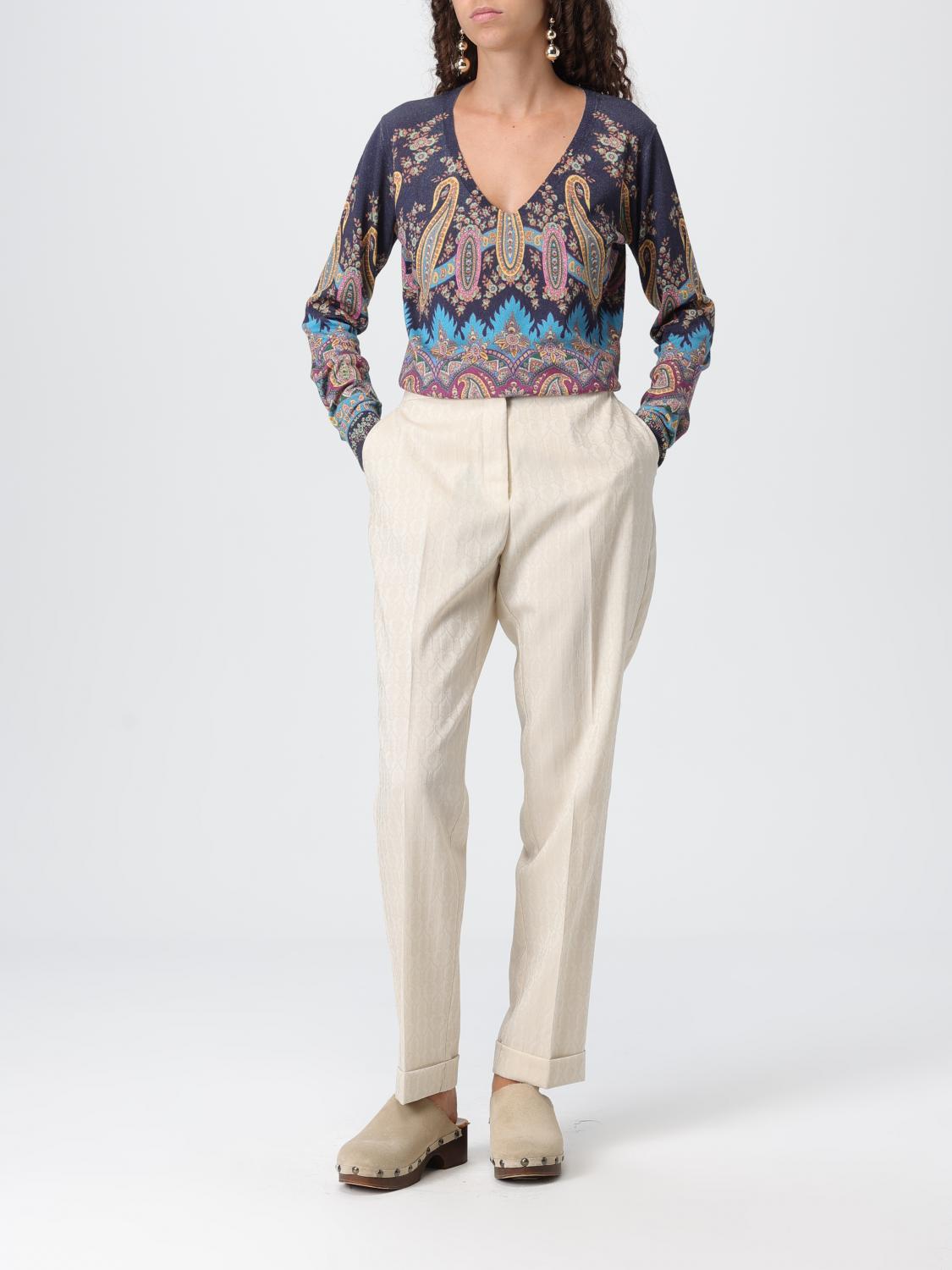 ETRO JERSEY: Jersey mujer Etro, Azul Oscuro - Img 2