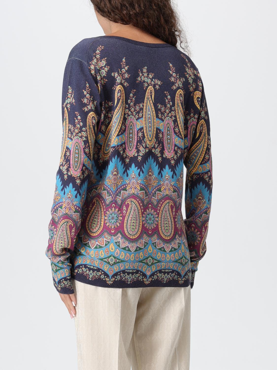 ETRO JERSEY: Jersey mujer Etro, Azul Oscuro - Img 3