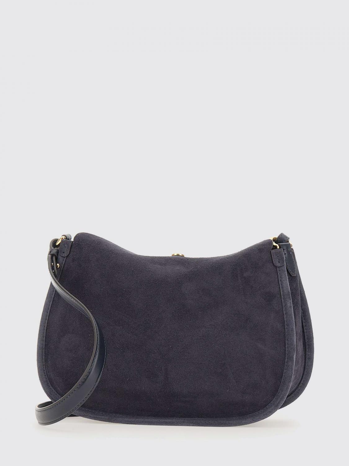 ETRO BORSA A SPALLA: Borsa Pony Etro in camoscio , Nero - Img 2