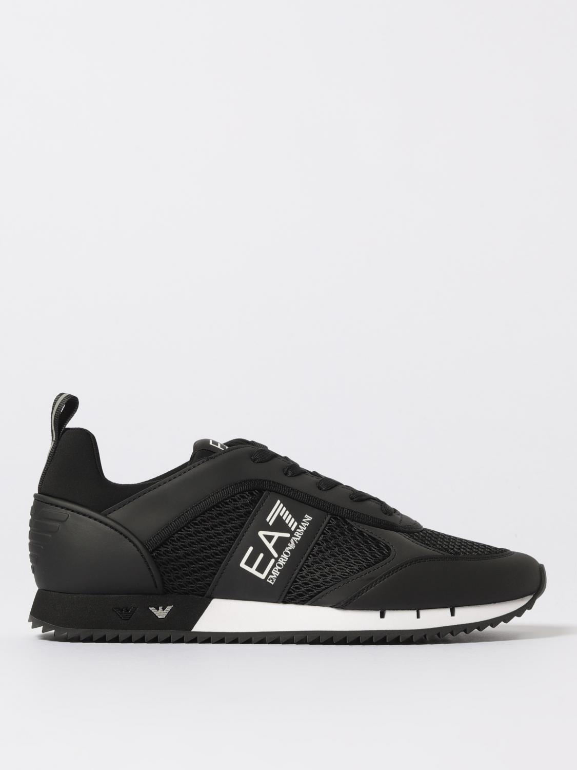 EA7 BASKETS: Baskets homme Ea7, Noir 1 - Img 1