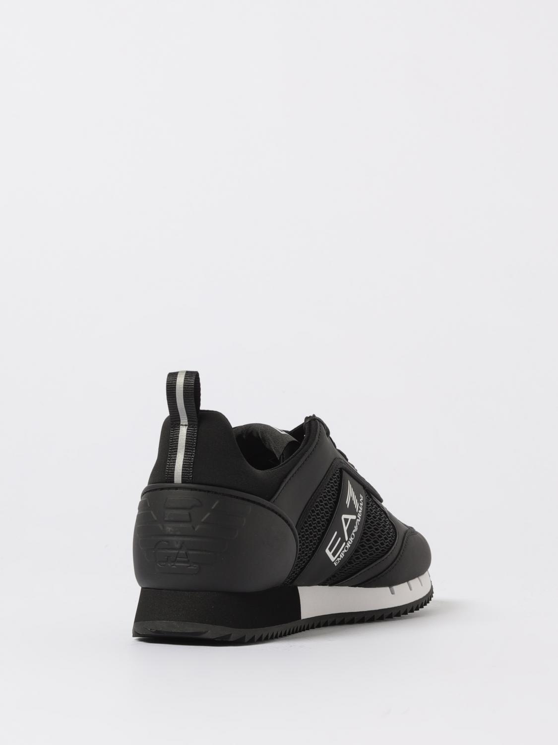EA7 BASKETS: Baskets homme Ea7, Noir 1 - Img 3