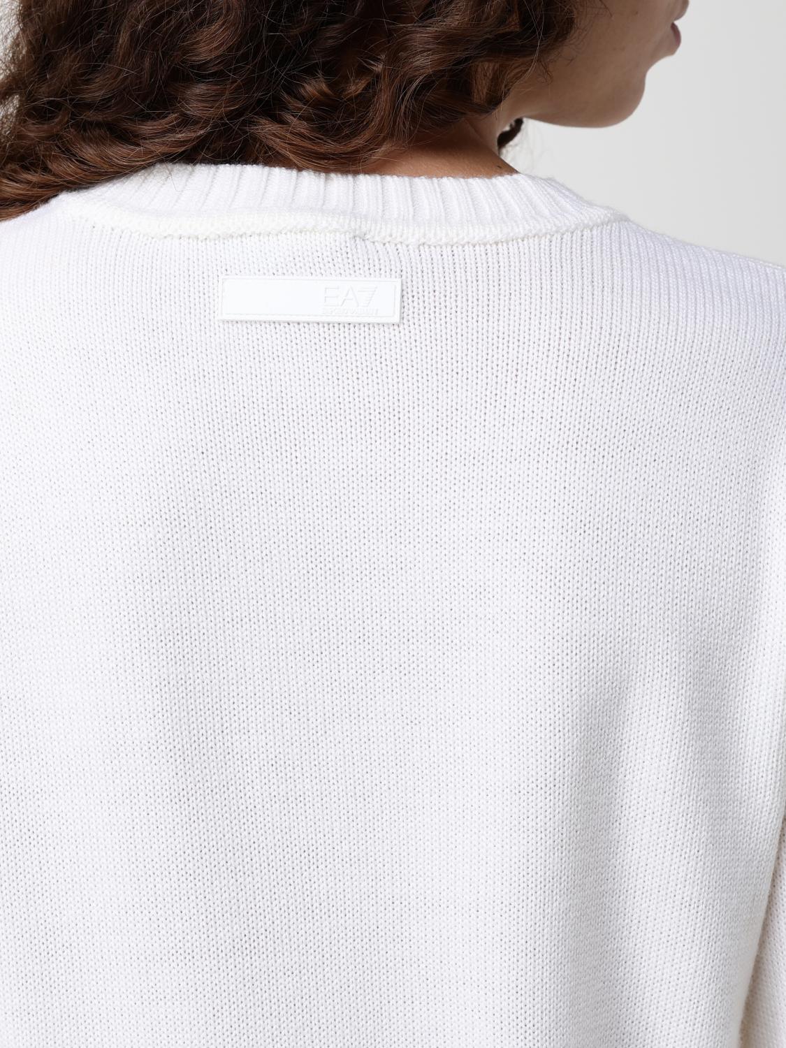 EA7 MAGLIA: Pullover damen Ea7, Weiß - Img 3