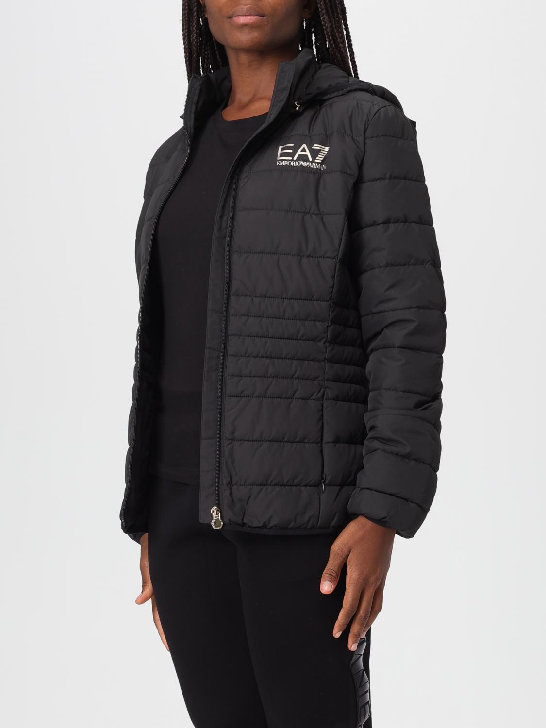 EA7 CHAQUETA: Chaqueta mujer Ea7, Negro - Img 3