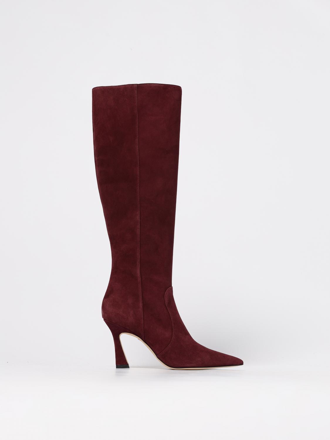 STUART WEITZMAN BOOTS: Shoes woman Stuart Weitzman, Burgundy - Img 1