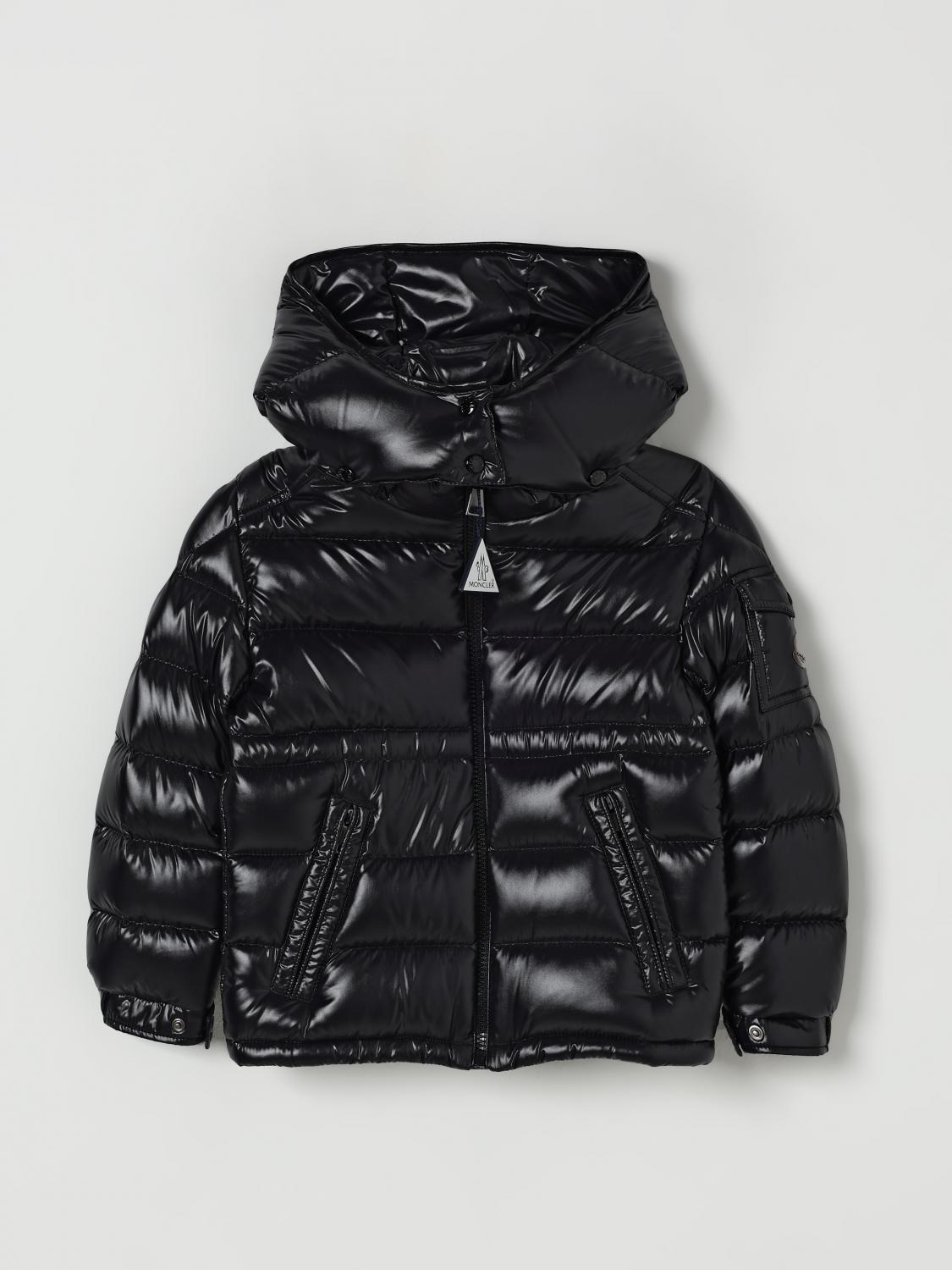 MONCLER JACKET: Jacket kids Moncler, Black - Img 1