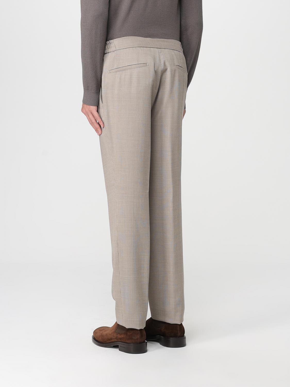 BOSS TROUSERS: Trousers men Boss, Beige - Img 2