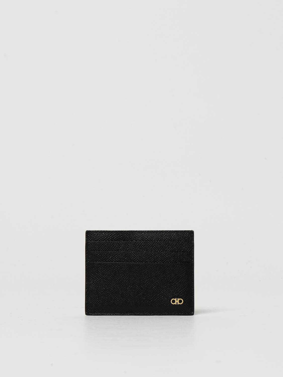 FERRAGAMO PORTEMONNAIE: Portmonnaie herren Ferragamo, Schwarz - Img 1
