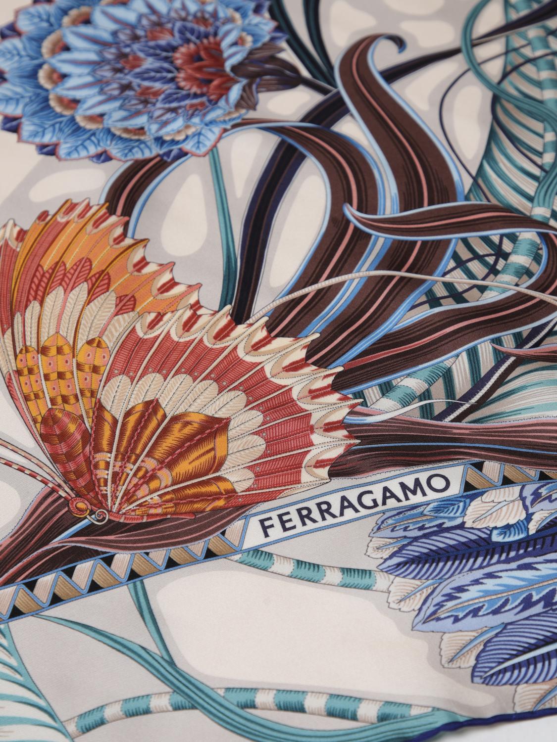 FERRAGAMO FULAR: Fular mujer Ferragamo, Marfil - Img 3