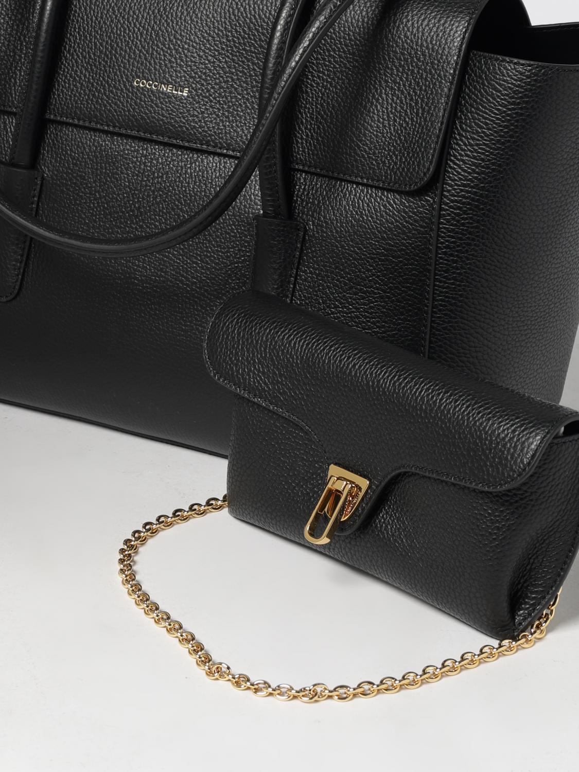 COCCINELLE SHOULDER BAG: Shoulder bag woman Coccinelle, Black - Img 3