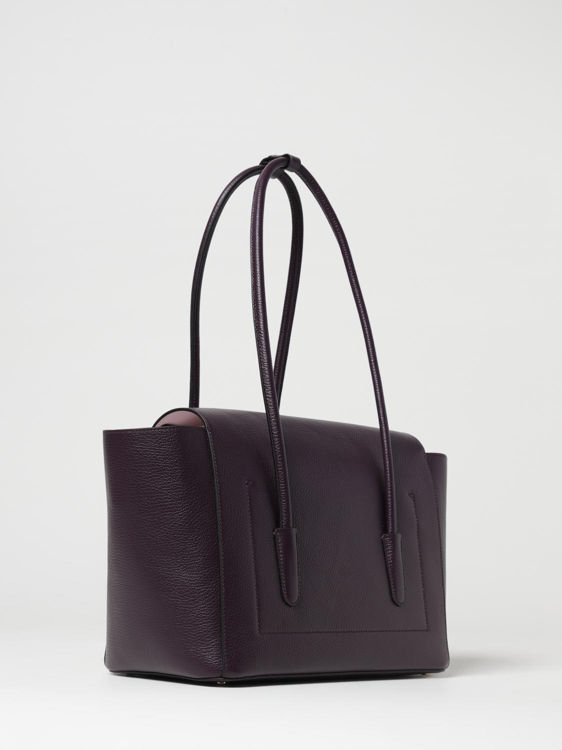 COCCINELLE BOLSO DE HOMBRO: Bolso de hombro mujer Coccinelle, Ciruela - Img 2