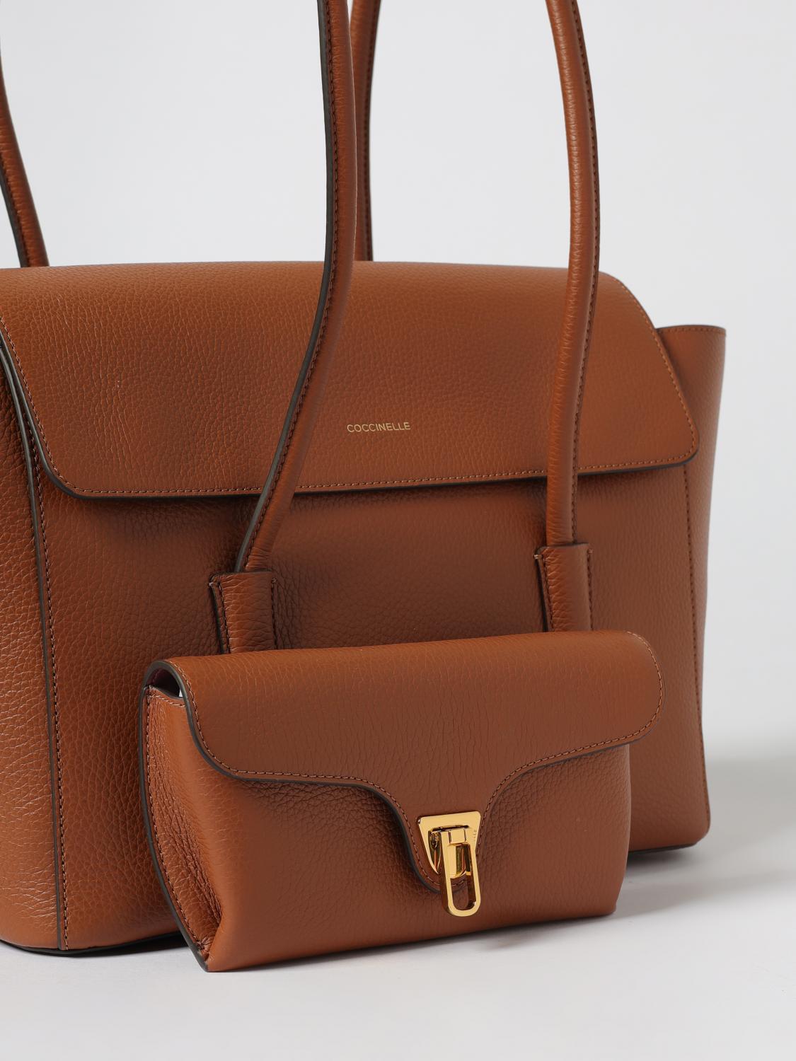 COCCINELLE SCHULTERTASCHE: Schultertasche damen Coccinelle, Leder - Img 3