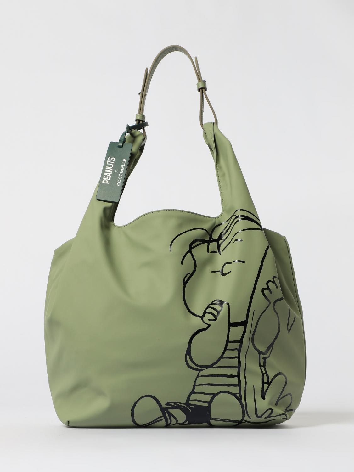 COCCINELLE SHOULDER BAG: Shoulder bag woman Coccinelle, Green - Img 1