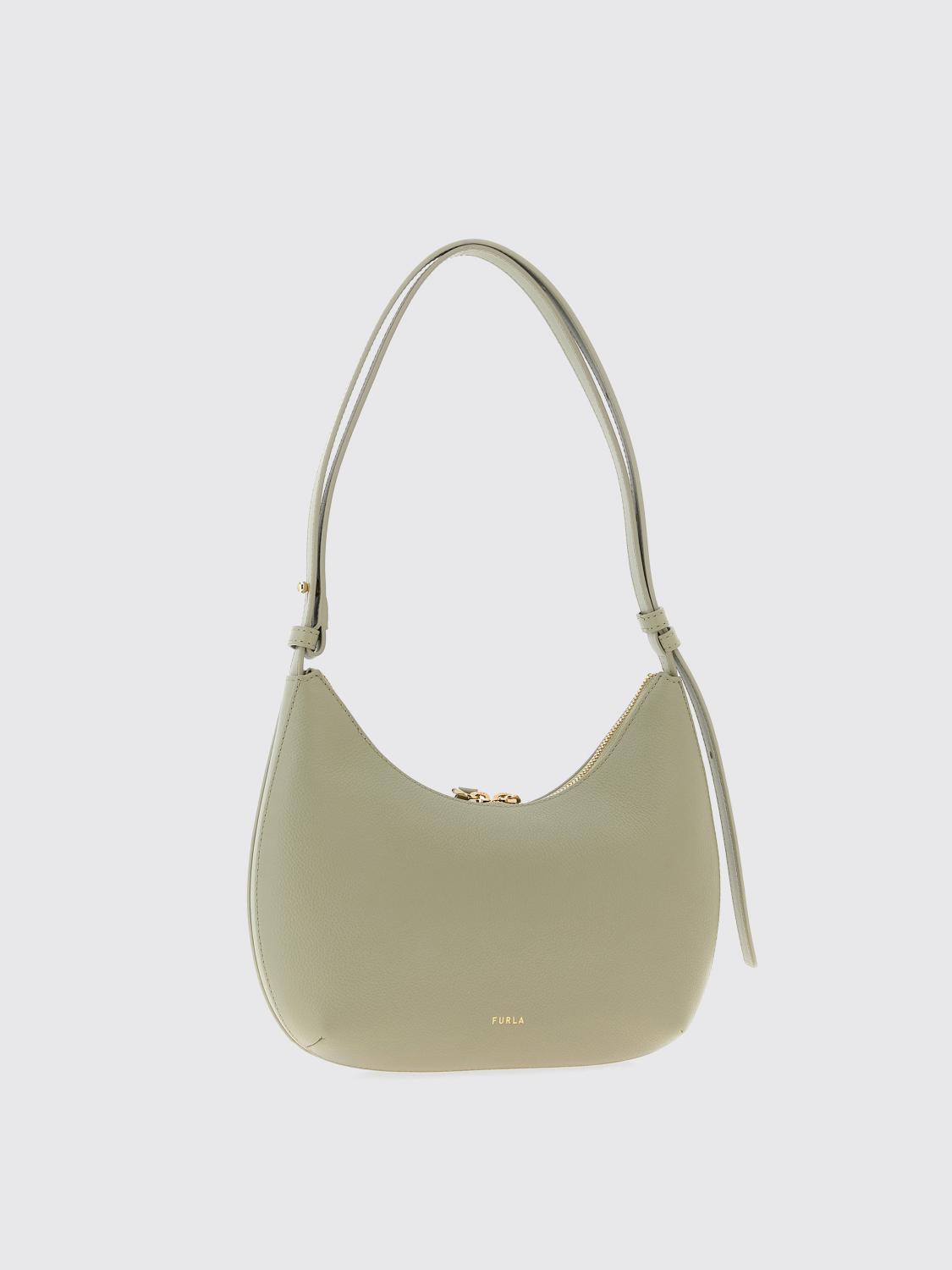 FURLA BORSA MINI: Borsa Goccia S Furla in pelle a grana , Verde - Img 2