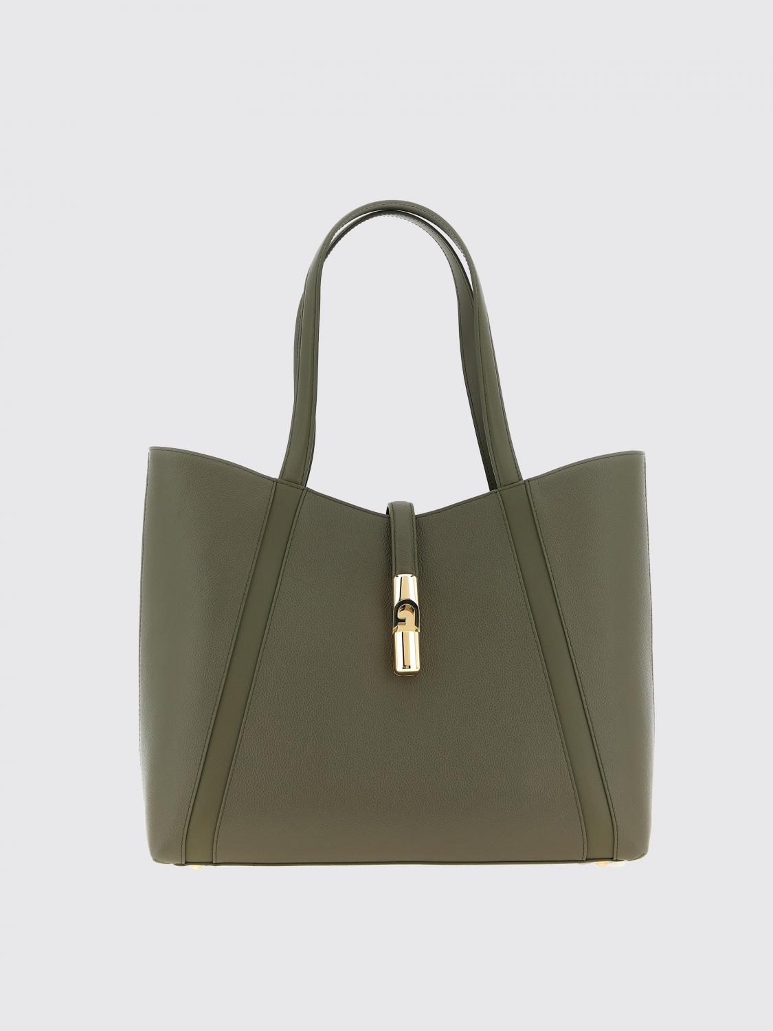 FURLA SCHULTERTASCHE: Schultertasche damen Furla, Grün - Img 1