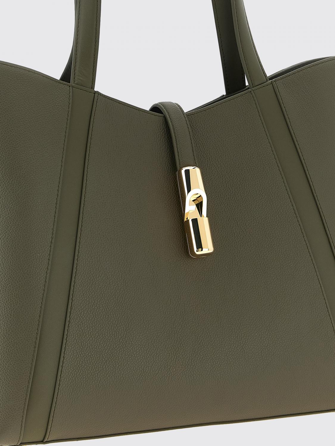 FURLA SCHULTERTASCHE: Schultertasche damen Furla, Grün - Img 3