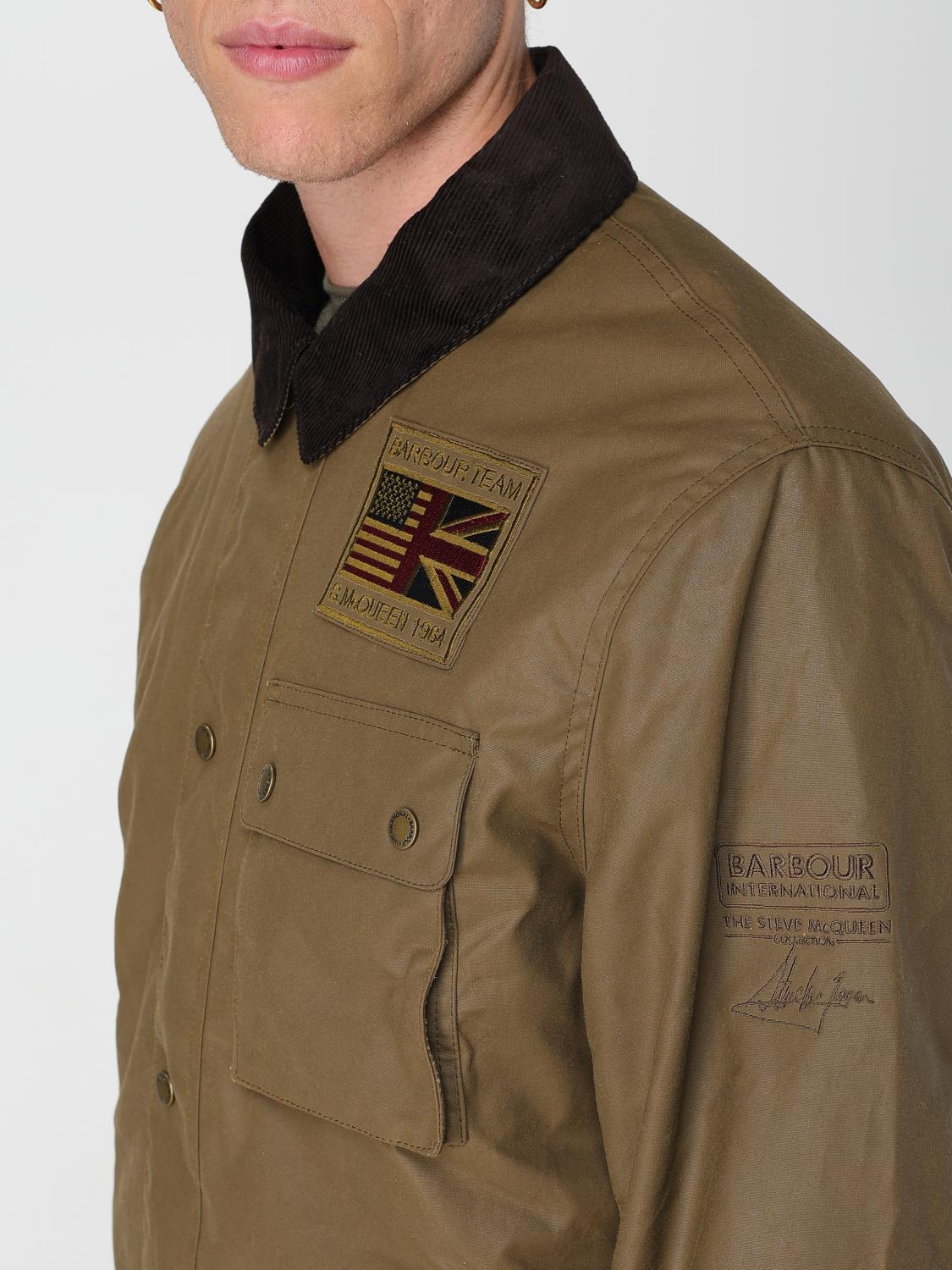 BARBOUR 재킷: 재킷 남성 Barbour, 베이지 - Img 4