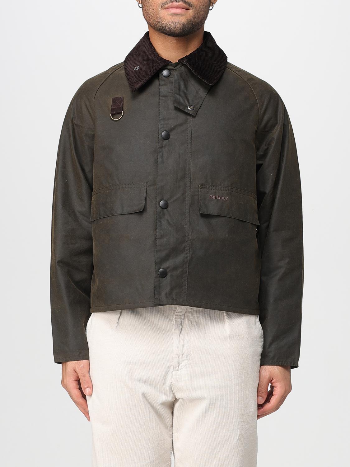BARBOUR ジャケット: ジャケット メンズ Barbour, オリーブ - Img 1