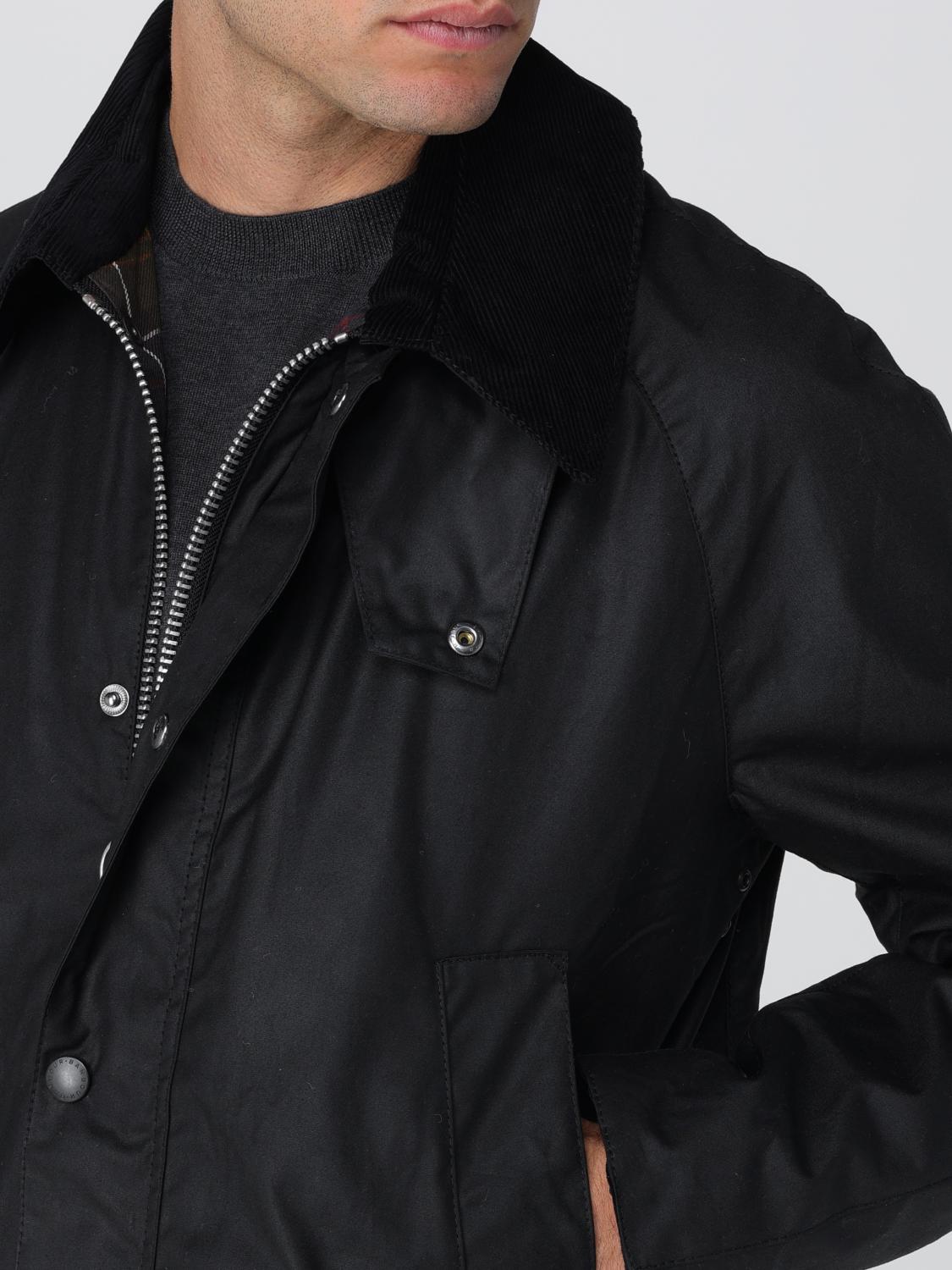 BARBOUR JACKET: Coated Cotton Jacket Barbour, Black - Img 4