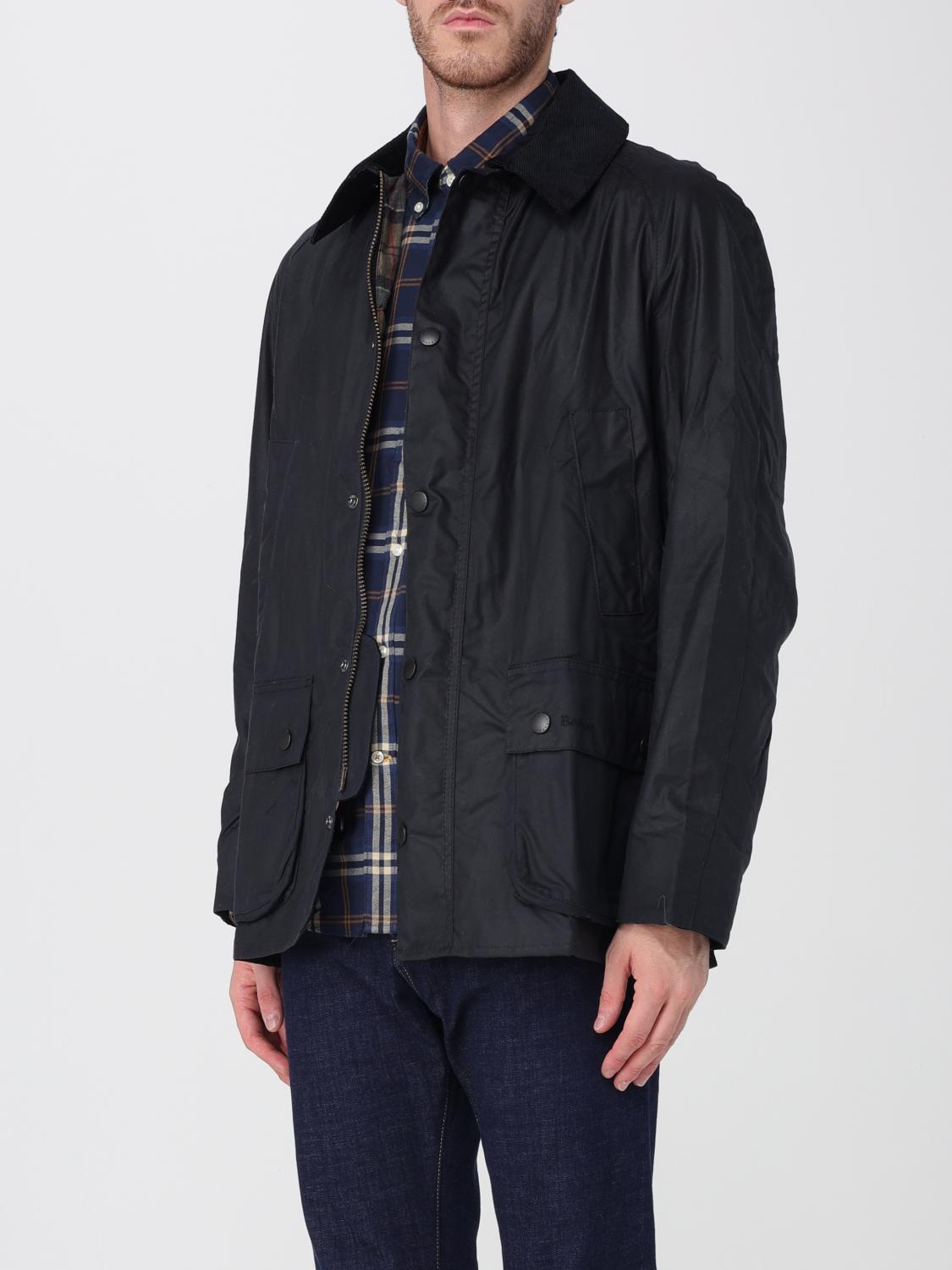 BARBOUR JACKET: Coated Cotton Jacket Barbour, Navy - Img 3