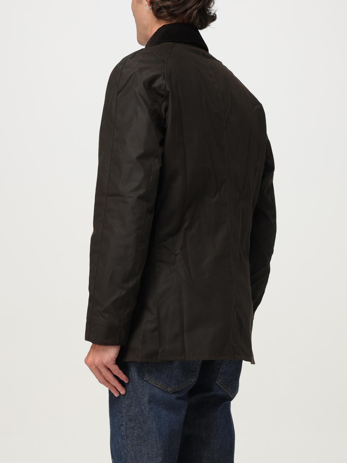 BARBOUR JACKET: Coated Cotton Jacket Barbour, Olive - Img 2
