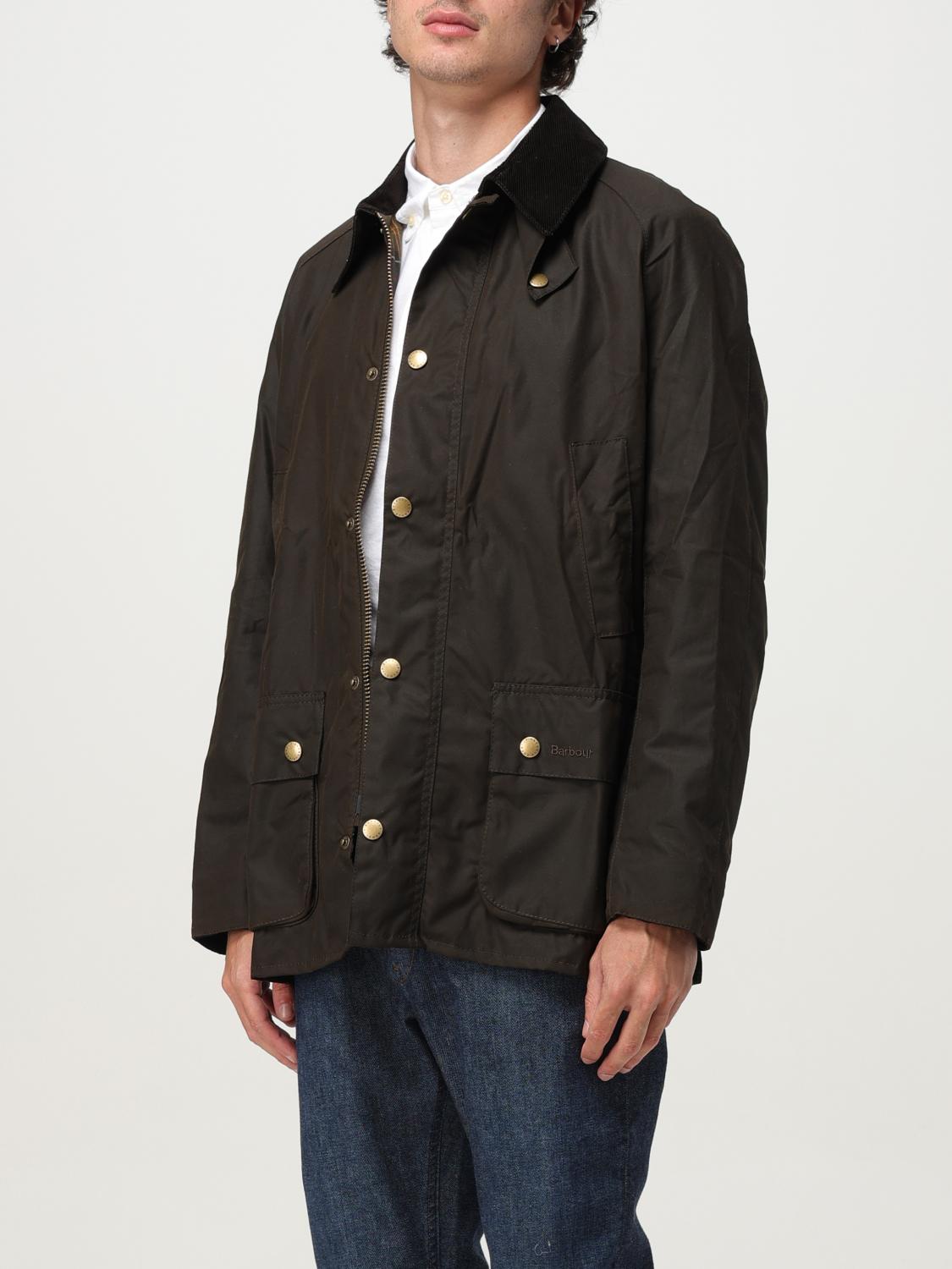 BARBOUR JACKET: Coated Cotton Jacket Barbour, Olive - Img 3