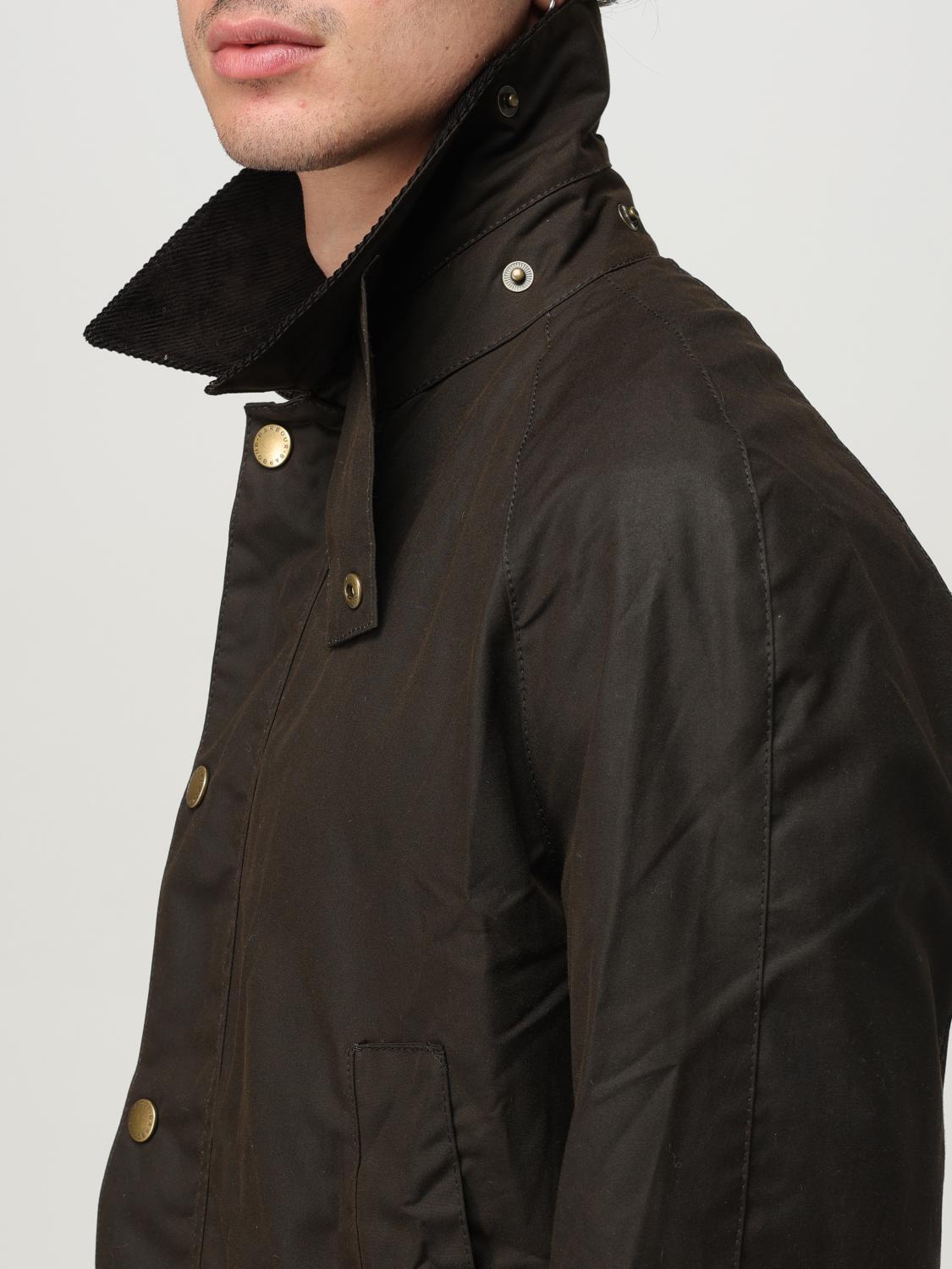 BARBOUR JACKET: Coated Cotton Jacket Barbour, Olive - Img 4