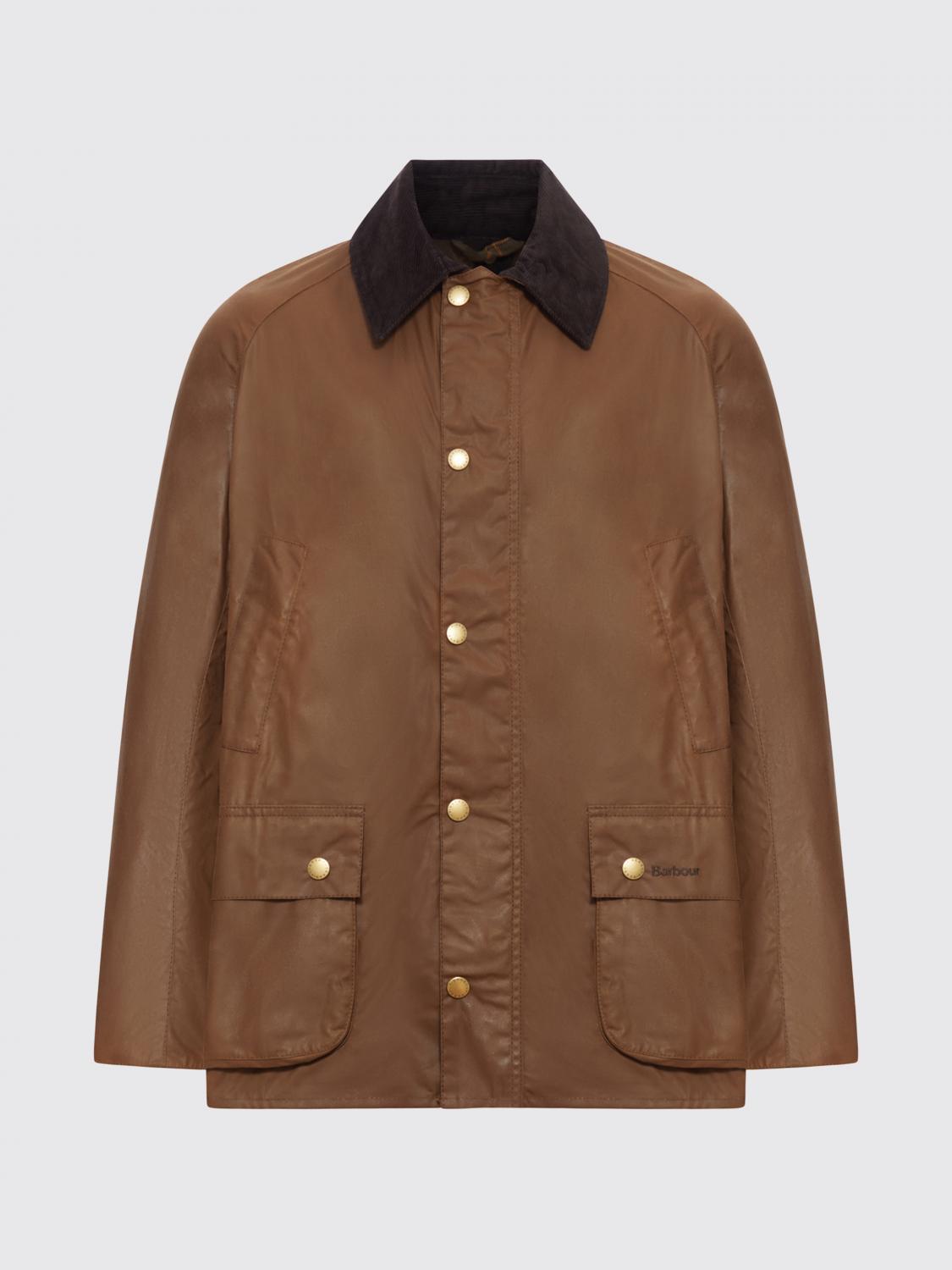 BARBOUR 재킷: Barbour 코팅 코튼 재킷, 레더 - Img 1