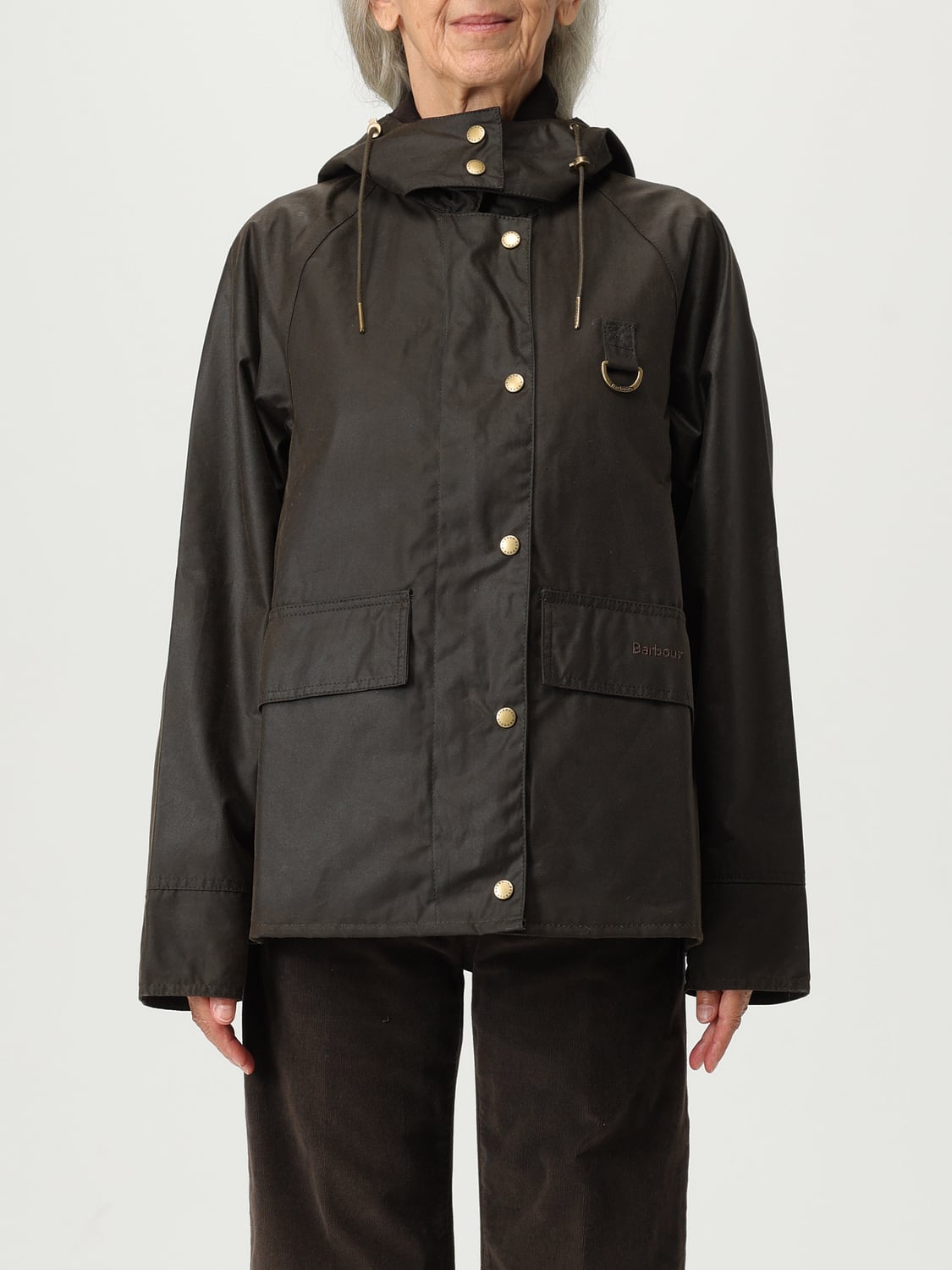 BARBOUR JACKET: Jacket woman Barbour, Olive - Img 1