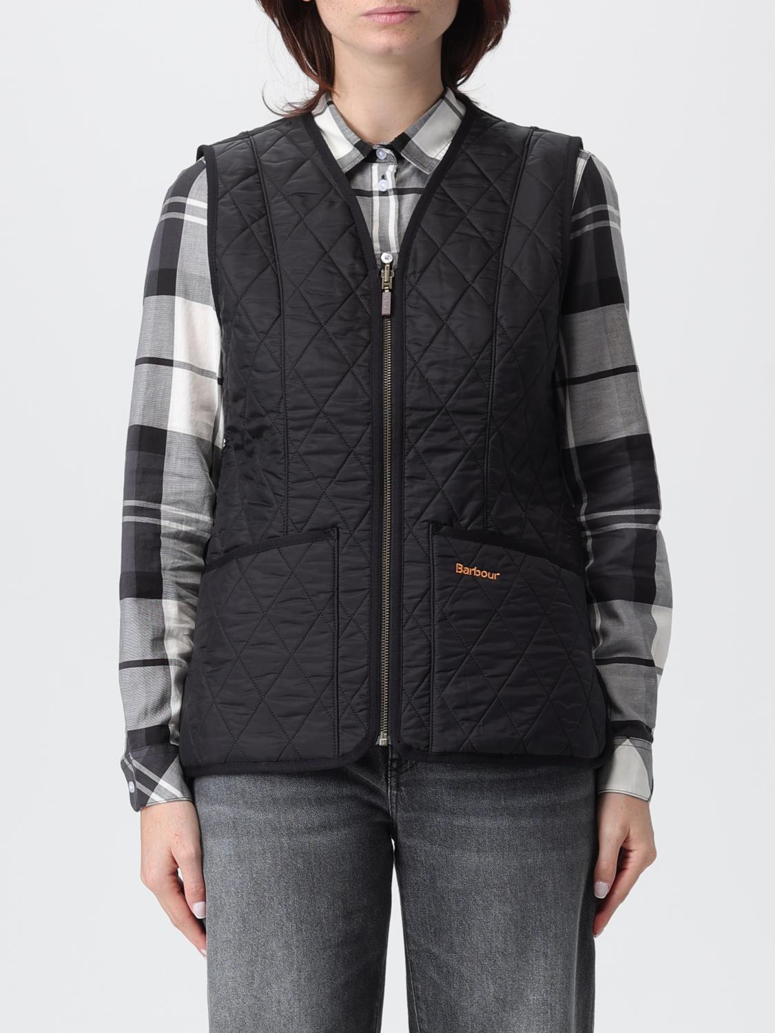 BARBOUR 웨이스트코트: 재킷 여성 Barbour, 블랙 - Img 1