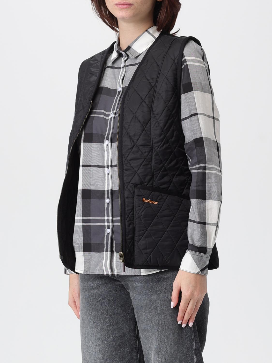 BARBOUR 웨이스트코트: 재킷 여성 Barbour, 블랙 - Img 3