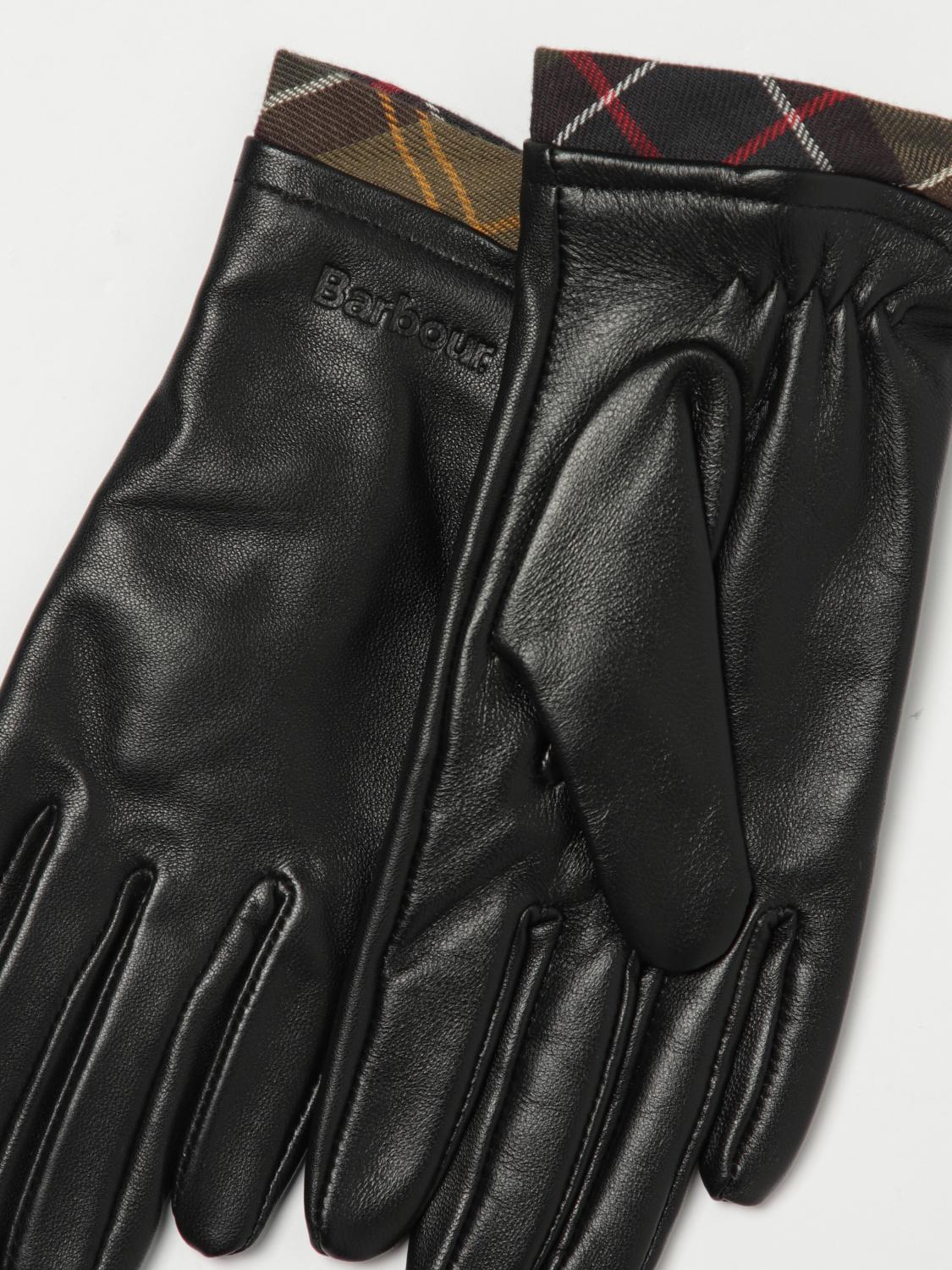 BARBOUR GLOVES: Gloves woman Barbour, Black - Img 2