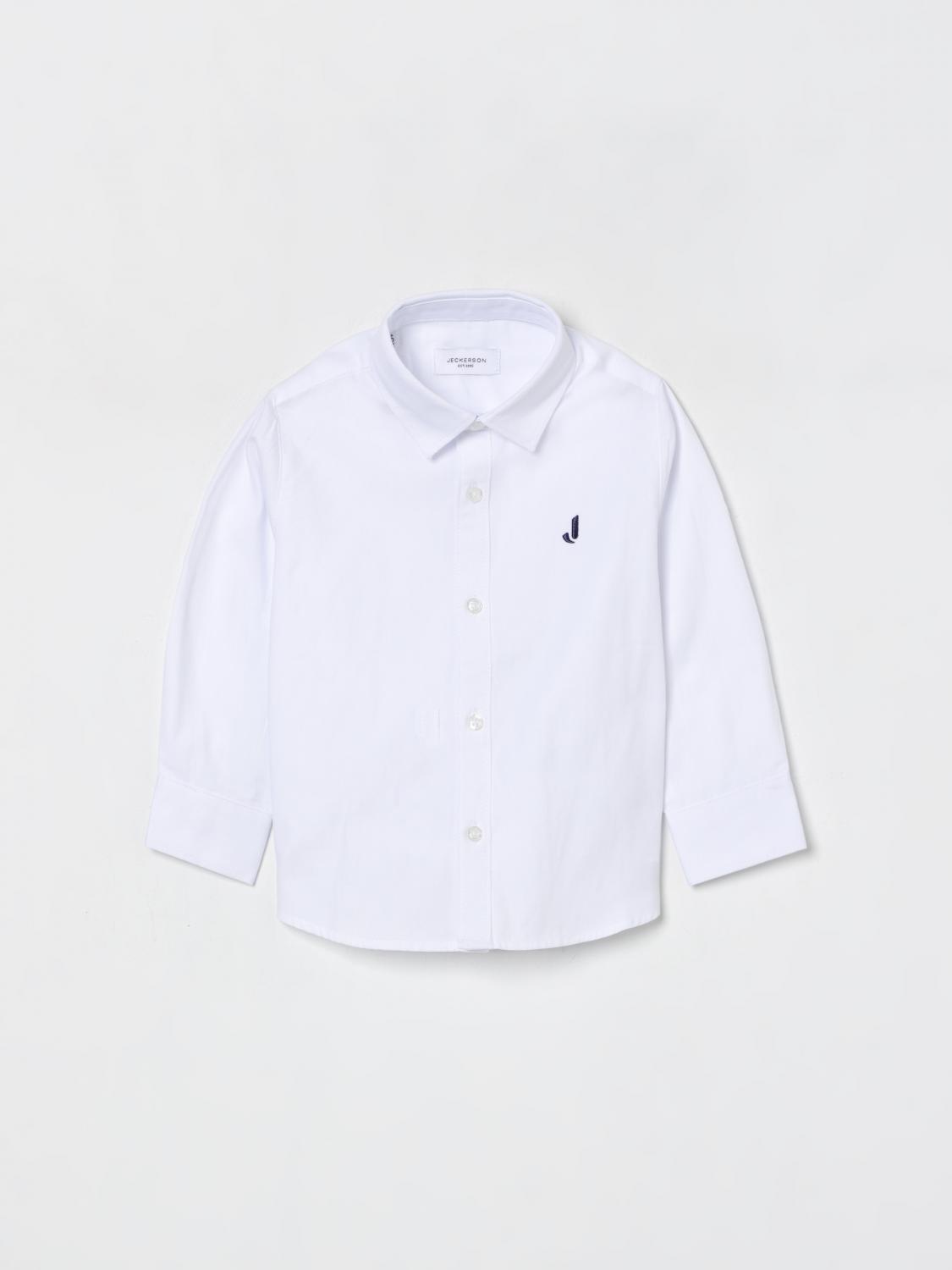 JECKERSON CAMICIA: Camicia classica Jeckerson in cotone con logo , Bianco - Img 1