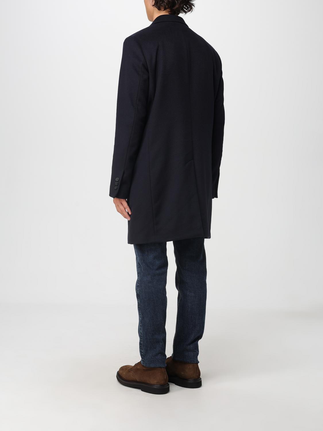 Emporio Armani コート メンズ - ネイビー | 01L65001699 | GIGLIO.COM