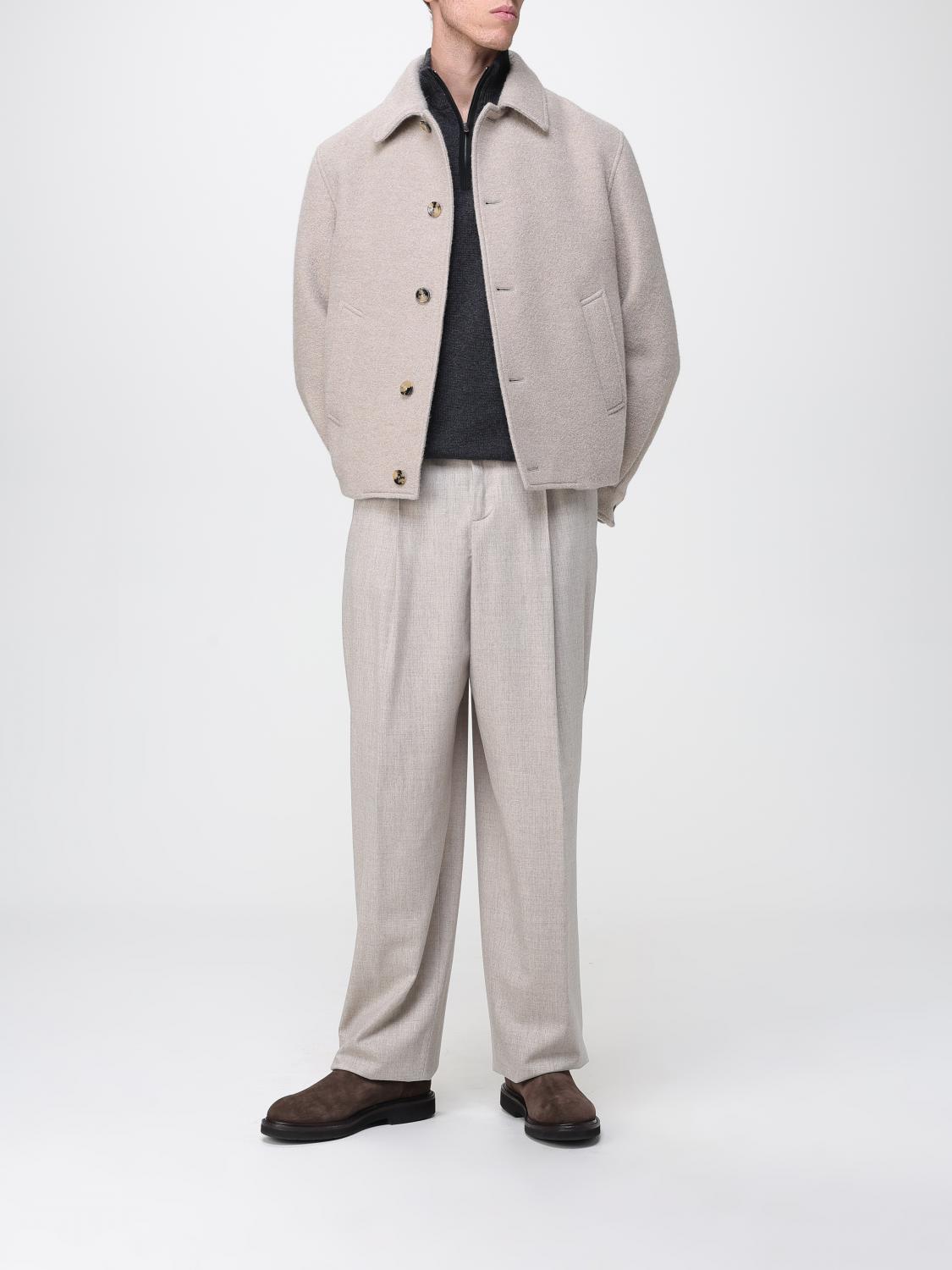 AGNONA COAT: Coat men Agnona, Camel - Img 2