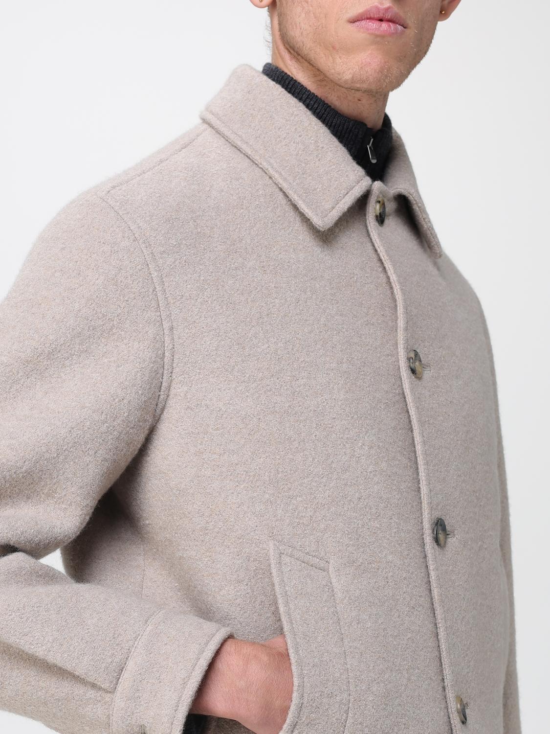 AGNONA COAT: Coat men Agnona, Camel - Img 5