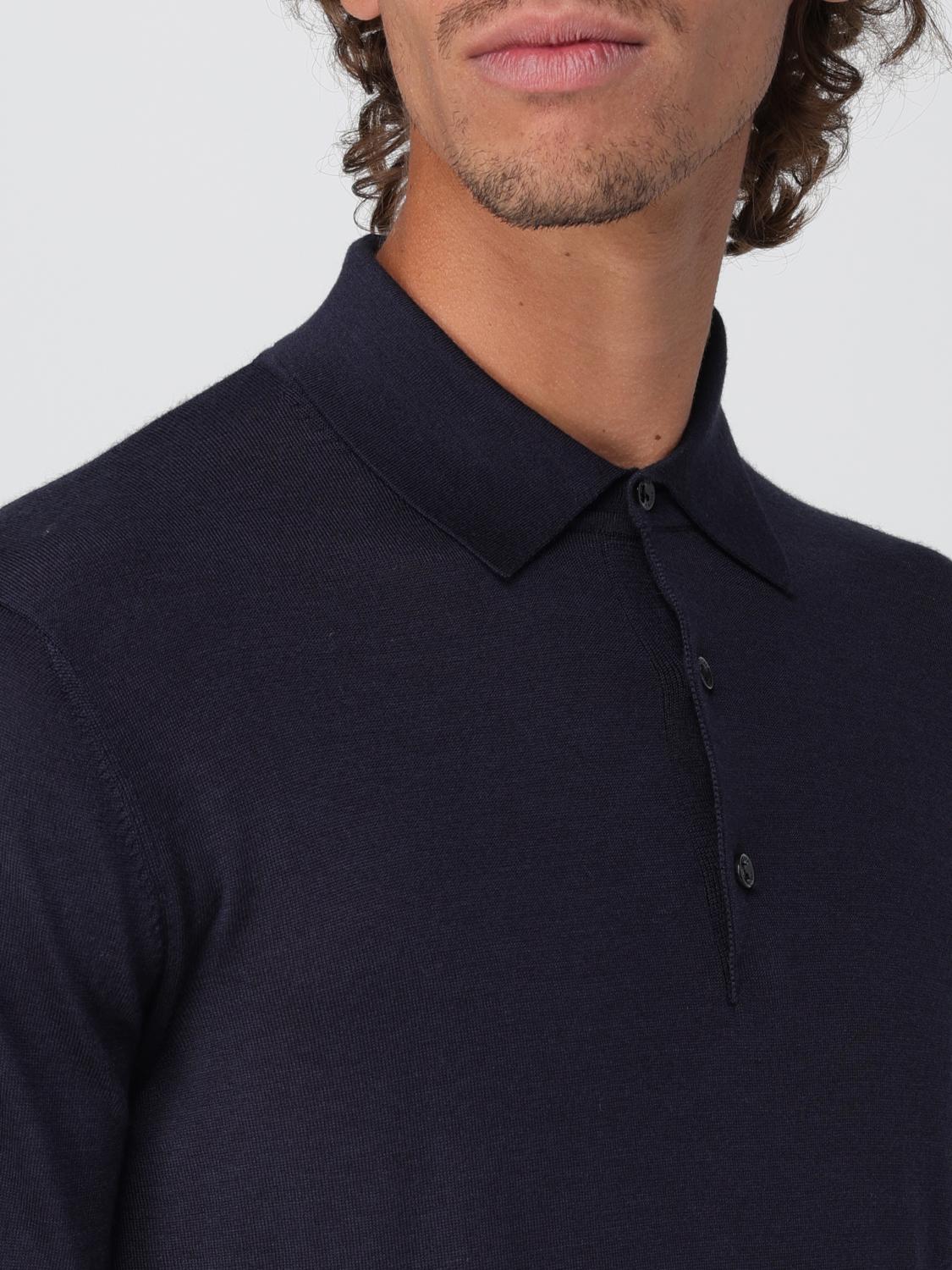AGNONA POLO: Jersey hombre Agnona, Azul Marino - Img 4