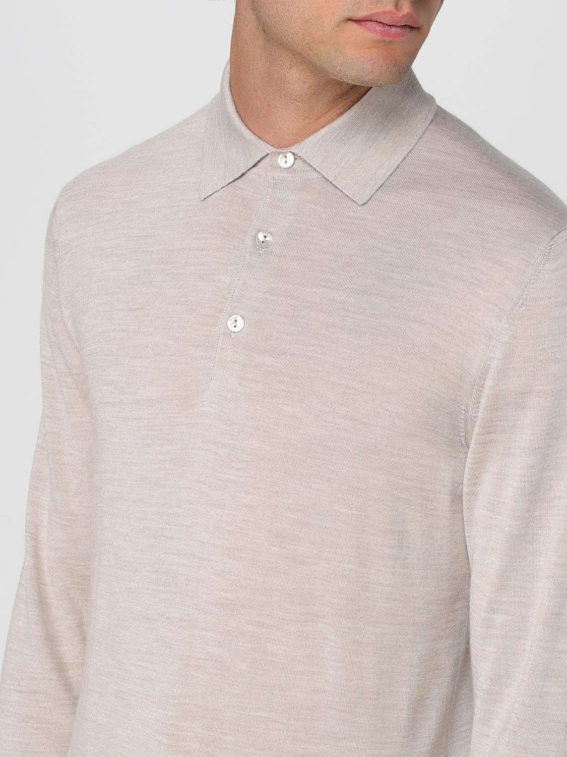 AGNONA POLO: Pullover herren Agnona, Champagne - Img 4