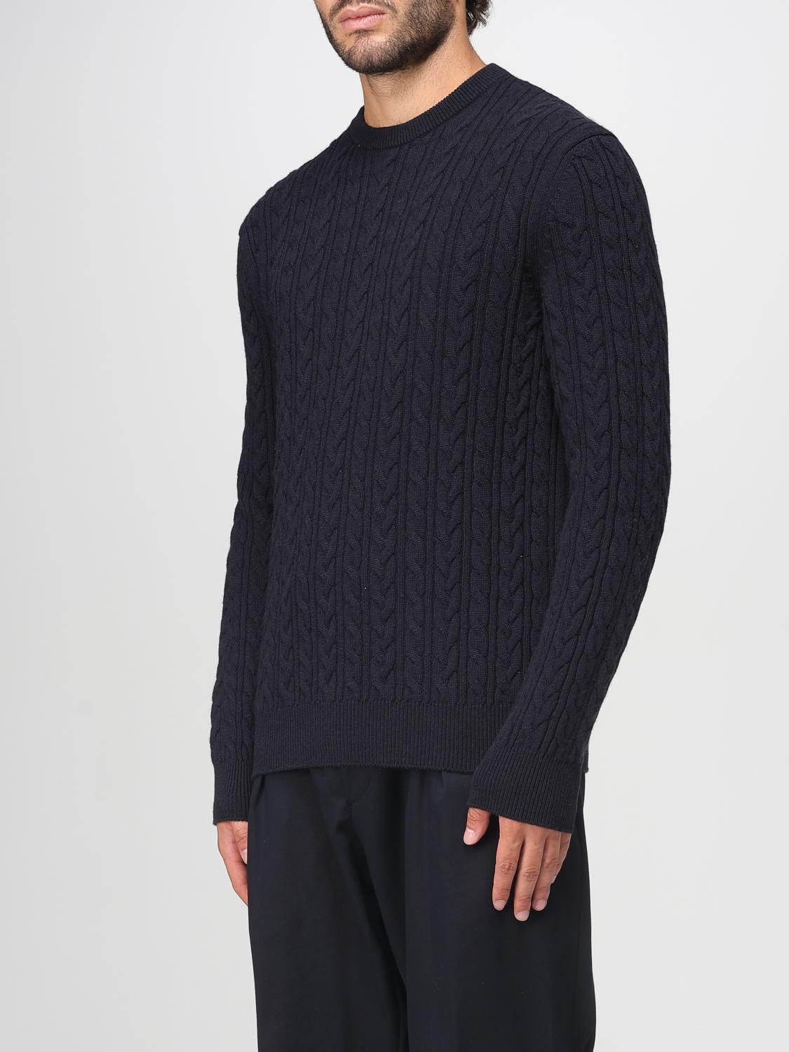 AGNONA PULL: Pull homme Agnona, Bleu Marine - Img 3