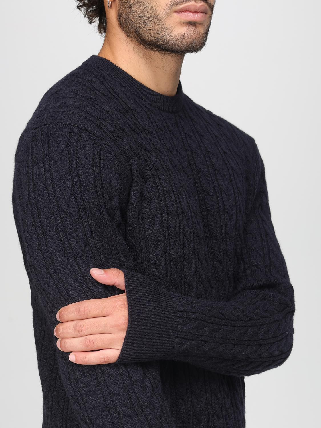 AGNONA PULL: Pull homme Agnona, Bleu Marine - Img 4