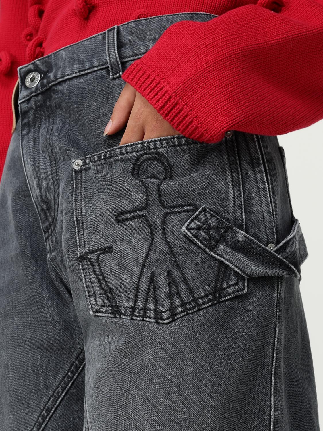 JW ANDERSON JEANS: Jeans JW Anderson in denim , Antracite - Img 5