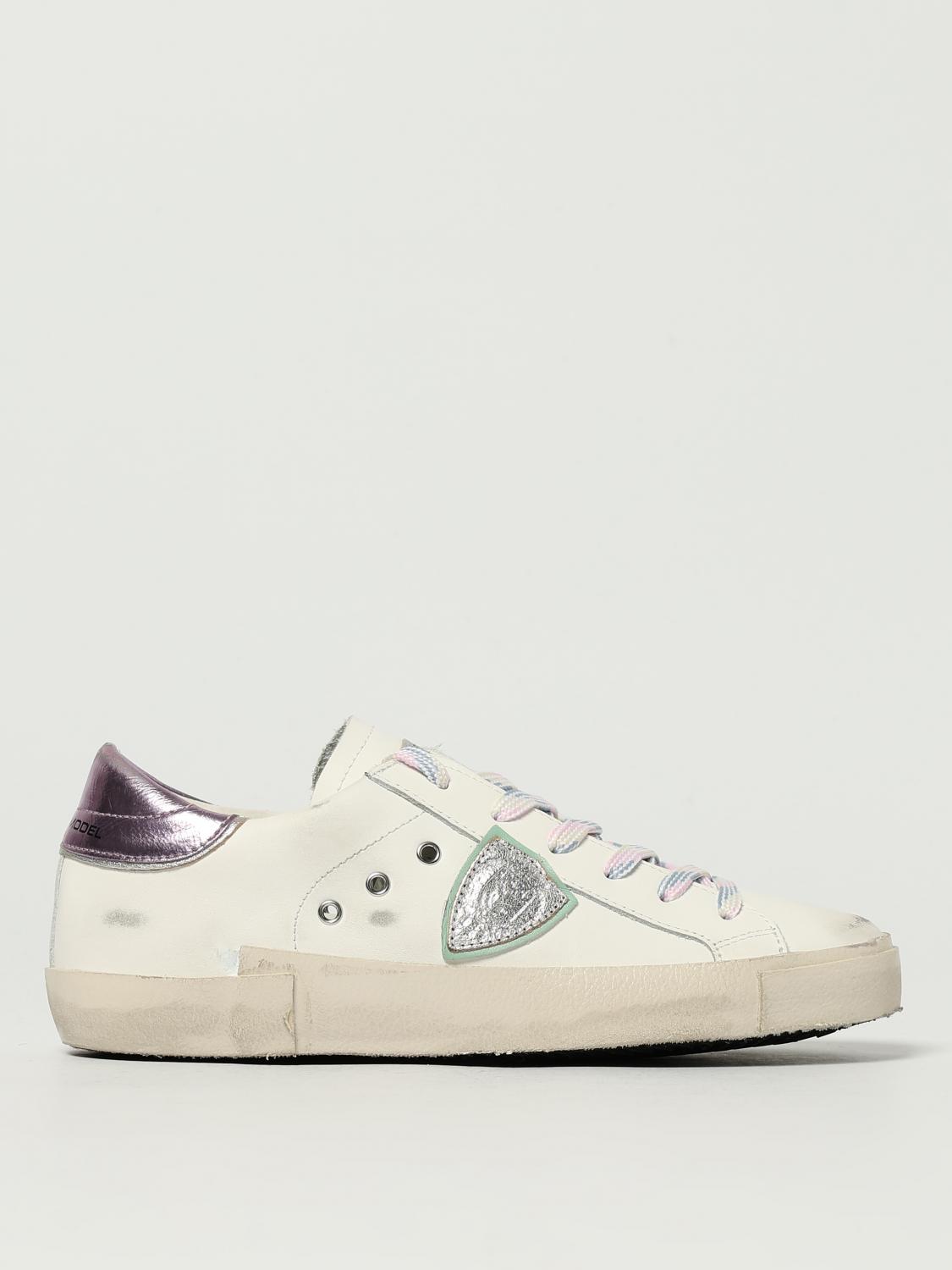 PHILIPPE MODEL SNEAKERS: Sneakers woman Philippe Model, White - Img 1