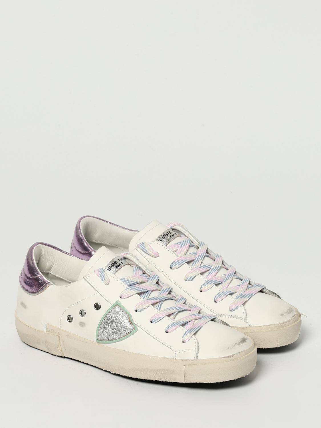 PHILIPPE MODEL SNEAKERS: Sneakers woman Philippe Model, White - Img 2