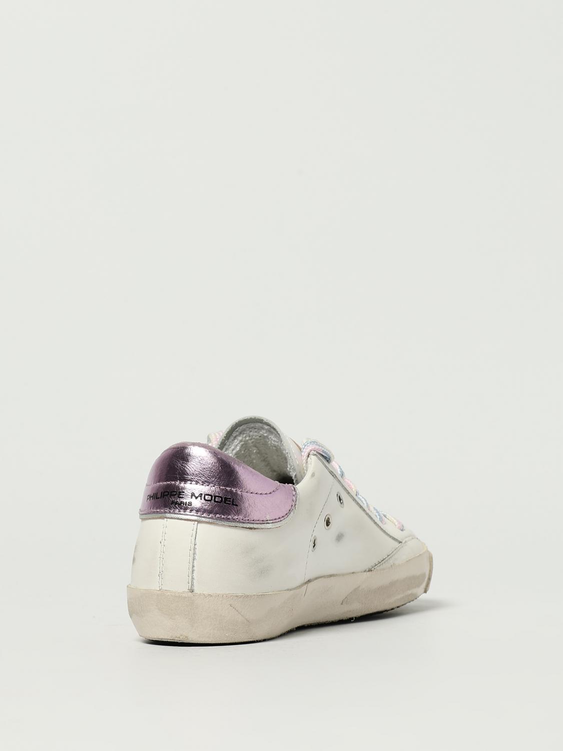 PHILIPPE MODEL SNEAKERS: Sneakers woman Philippe Model, White - Img 3