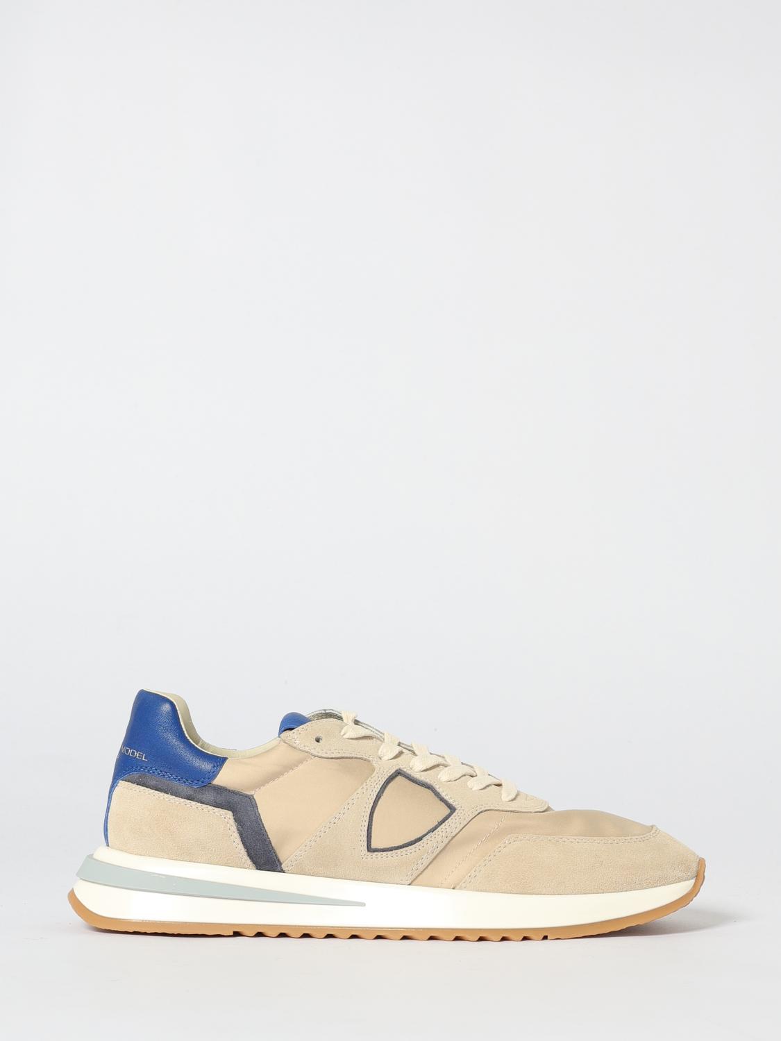 PHILIPPE MODEL SNEAKERS: Sneakers men Philippe Model, Sand - Img 1