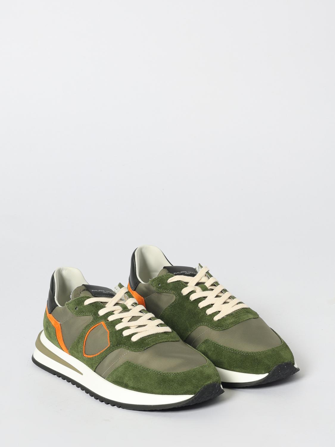 PHILIPPE MODEL SNEAKERS: Sneakers men Philippe Model, Military - Img 2