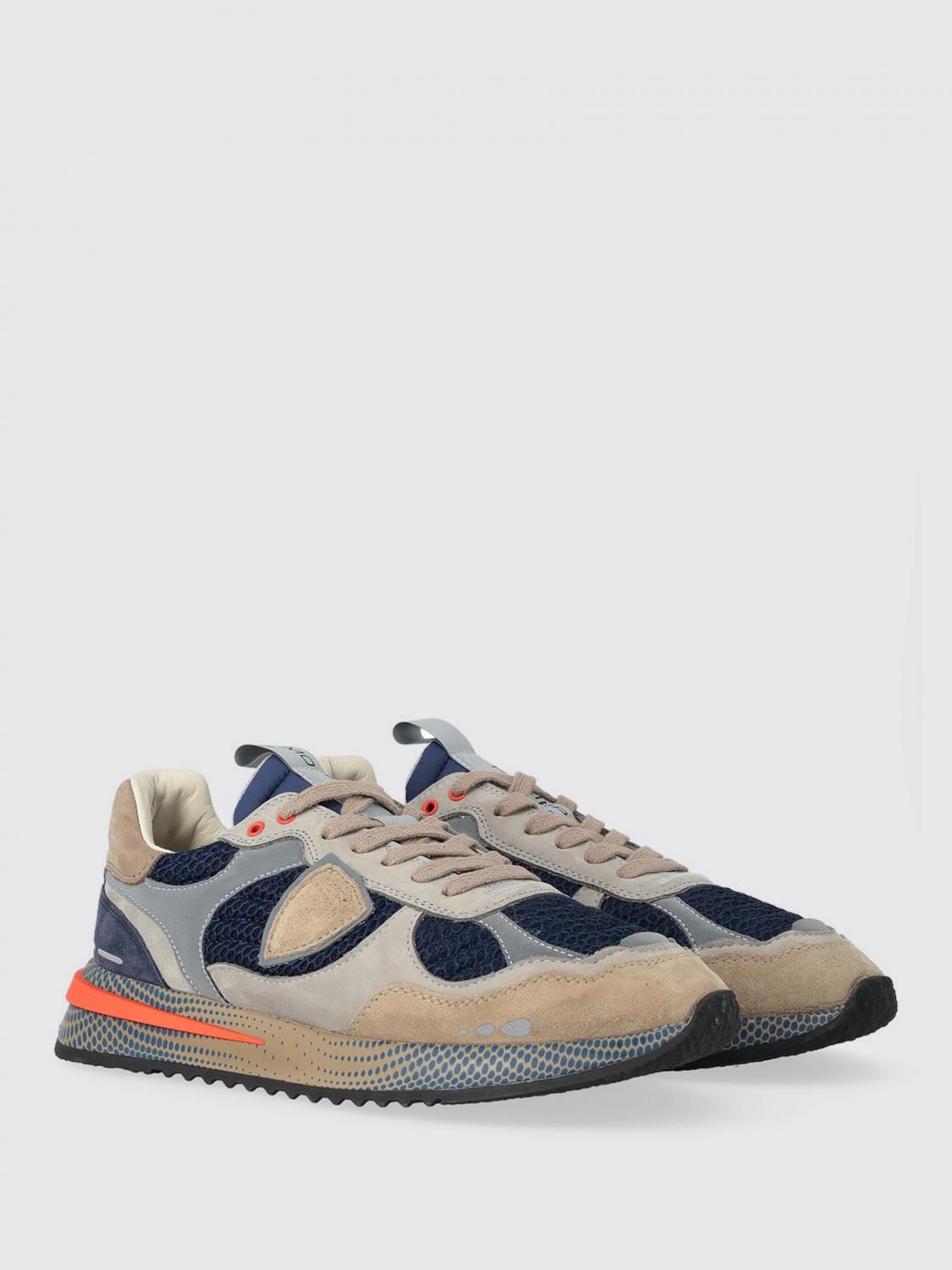 PHILIPPE MODEL SNEAKERS: Sneakers herren Philippe Model, Blau - Img 2